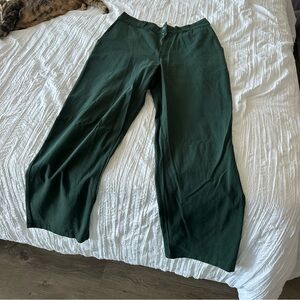 green baggy pants